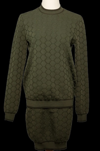 Y.A.S Green Polyester Suit — 1