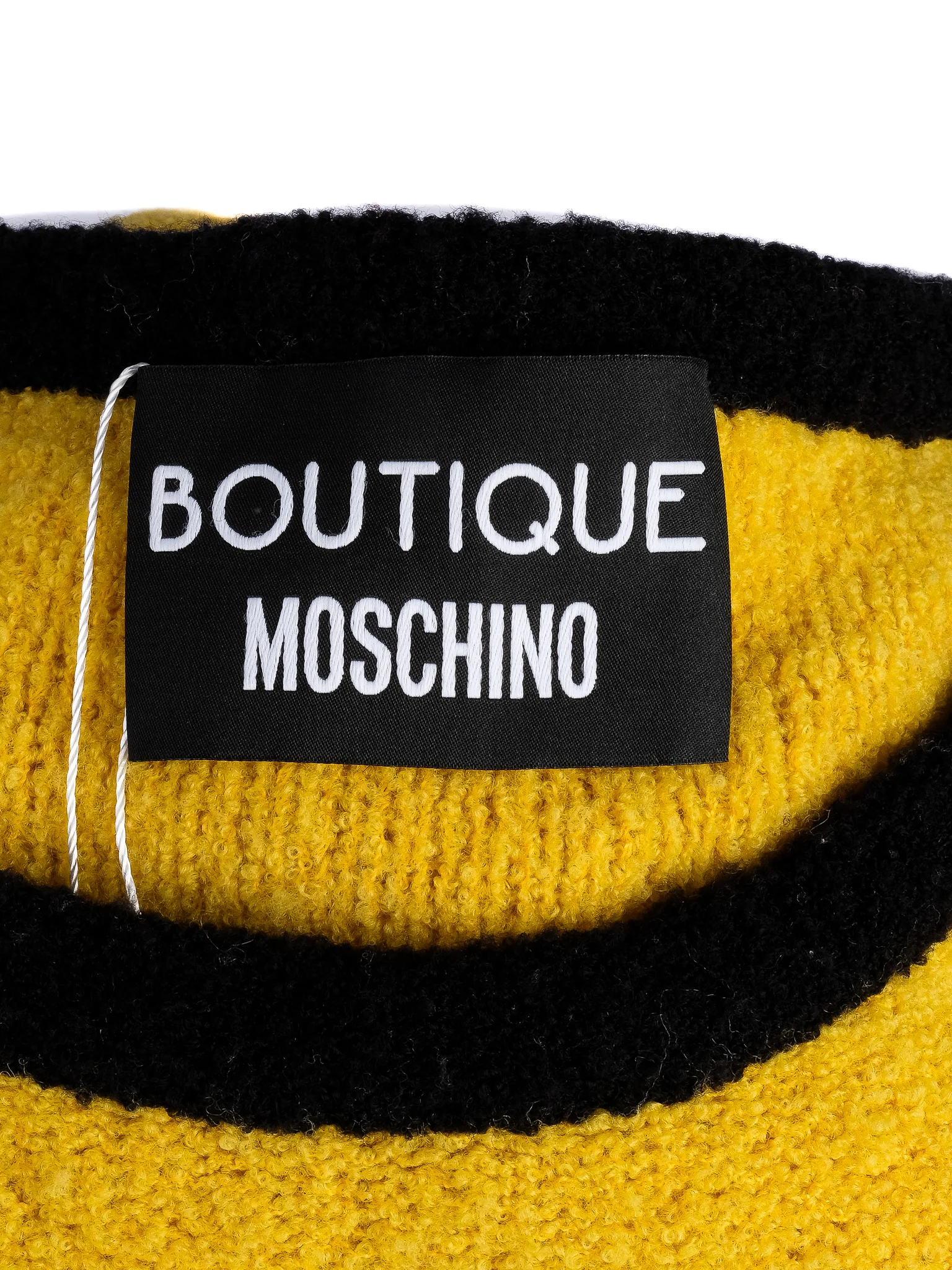 Moschino Yellow Wool Pullover — 2