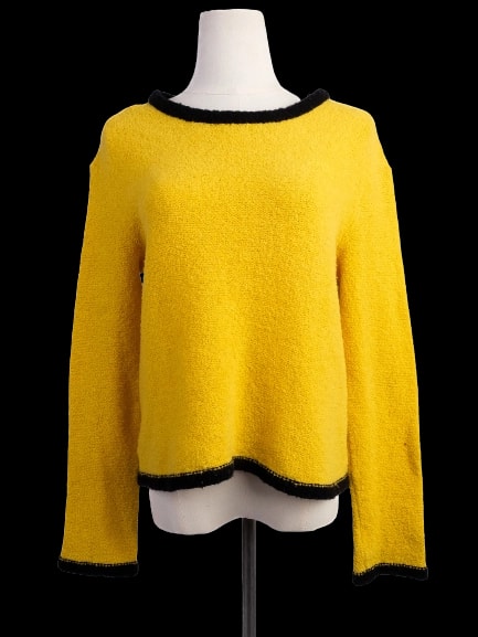 Moschino Yellow Wool Pullover — 1