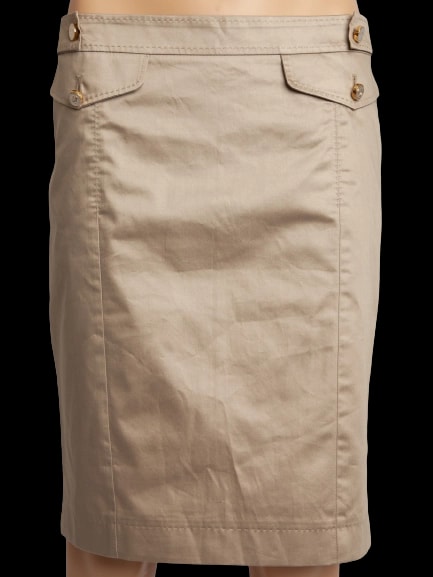 Gianfranco Ferrè Green Polyester Pencil Skirt — 1