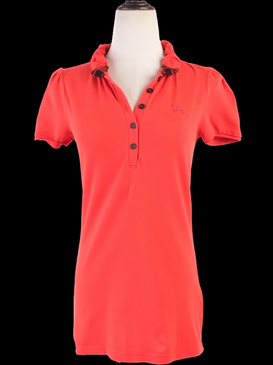 Burberry Red Cotton T-Shirt — photo 1