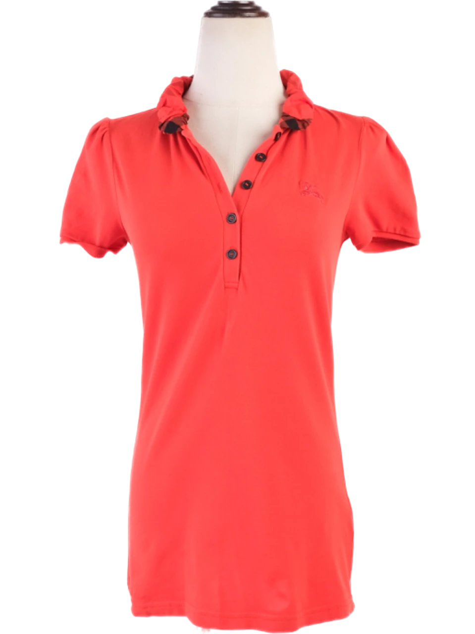 Burberry Red Cotton T-Shirt — 1