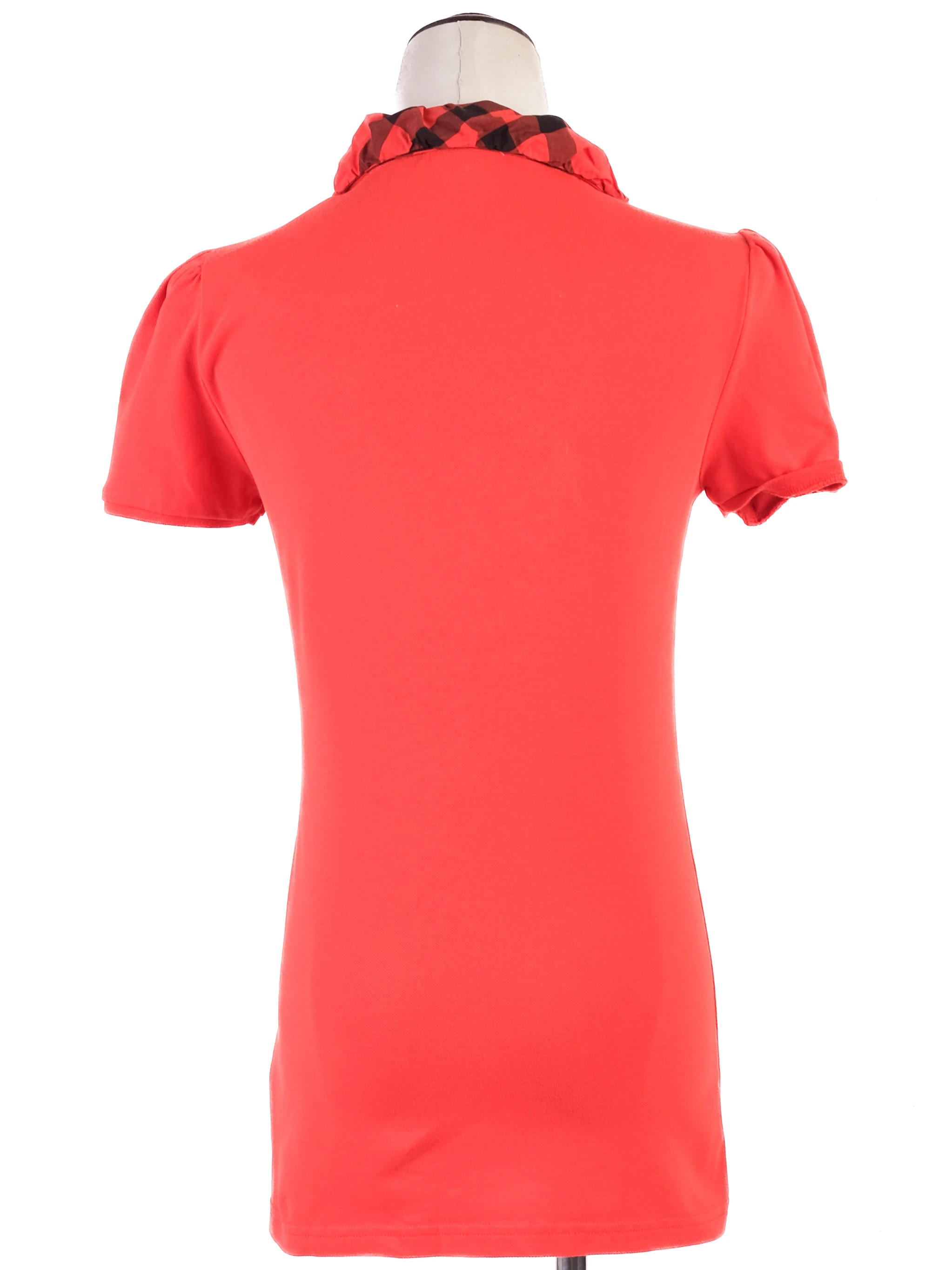 Burberry Red Cotton T-Shirt — 2