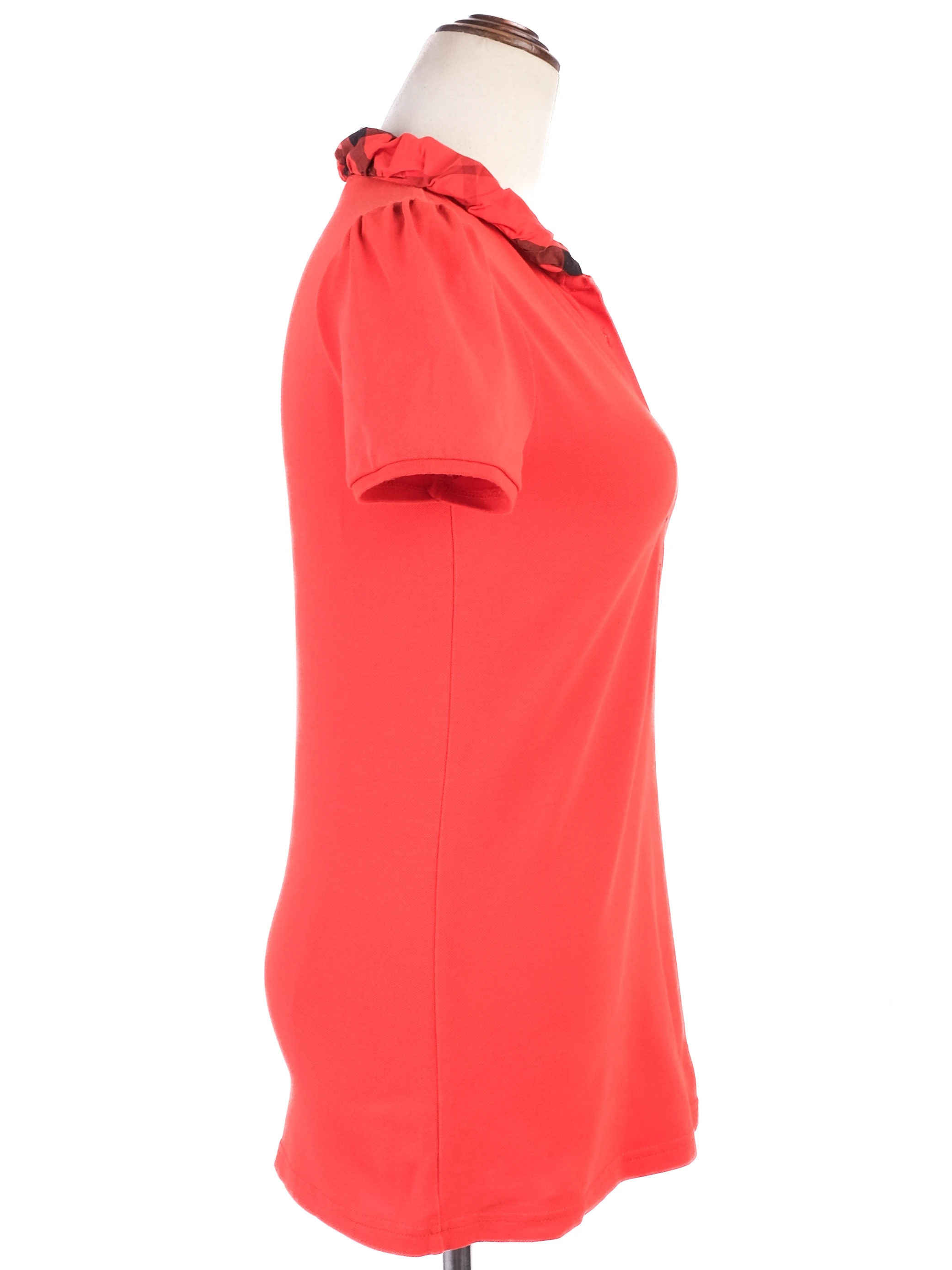 Burberry Red Cotton T-Shirt — 3