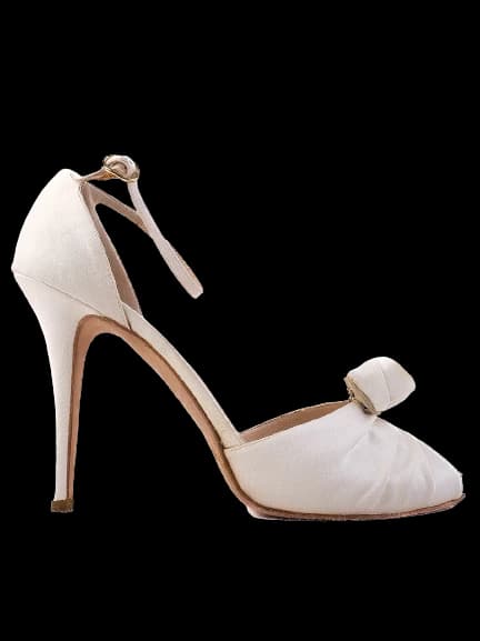 Max Mara White Leather Sandals — photo 1