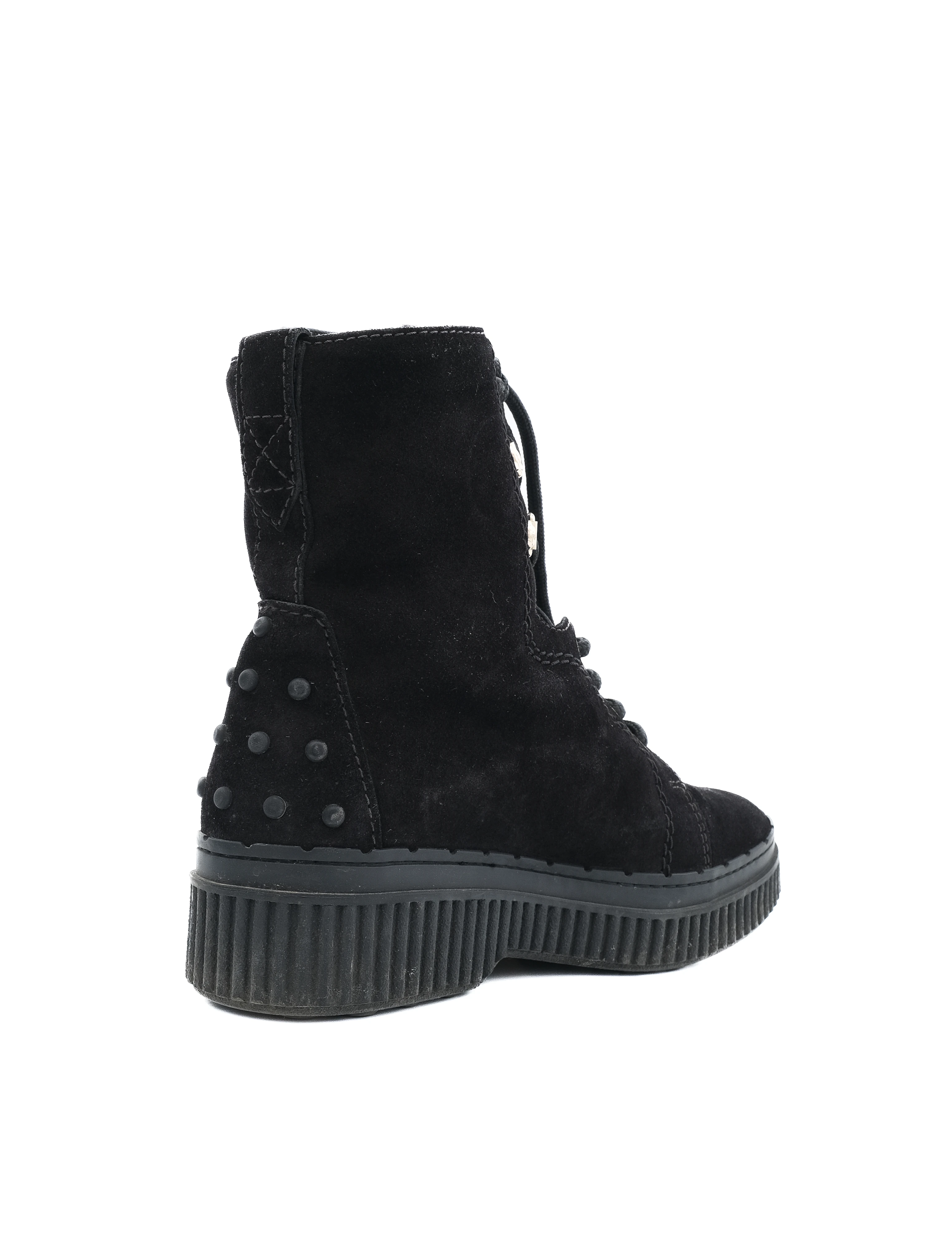 Tod's Black Genuine suede Ankle Boots — 2