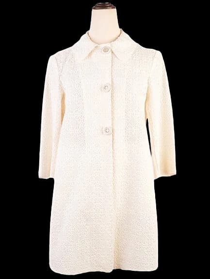 Ermanno Scervino White Cotton Coat — photo 1