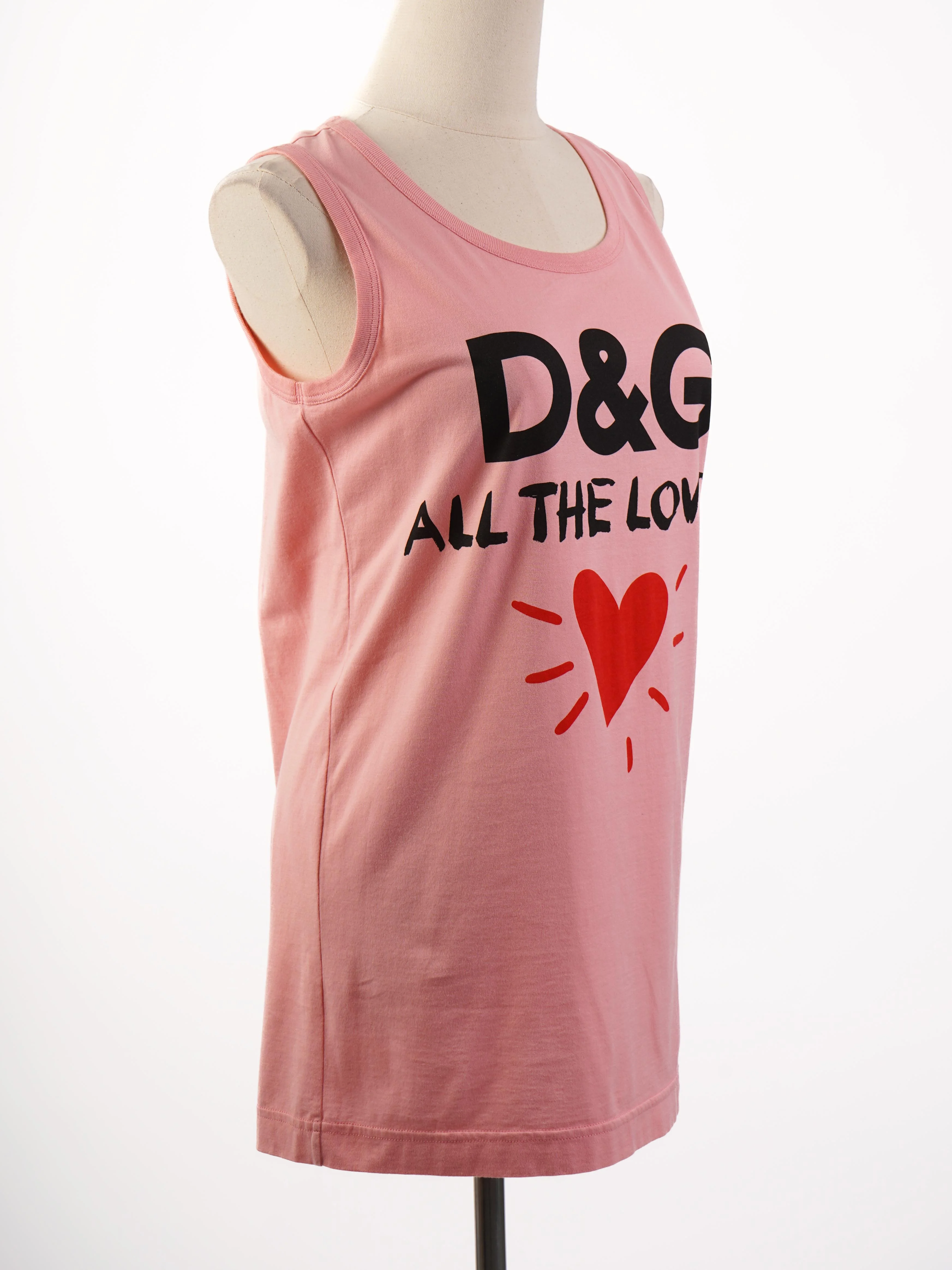 Dolce Gabbana Pink Cotton Top — 2