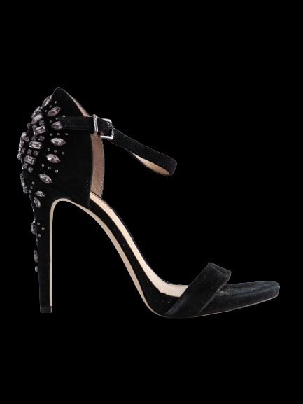 BCBGeneration Black Genuine suede High Heel Sandals — 1