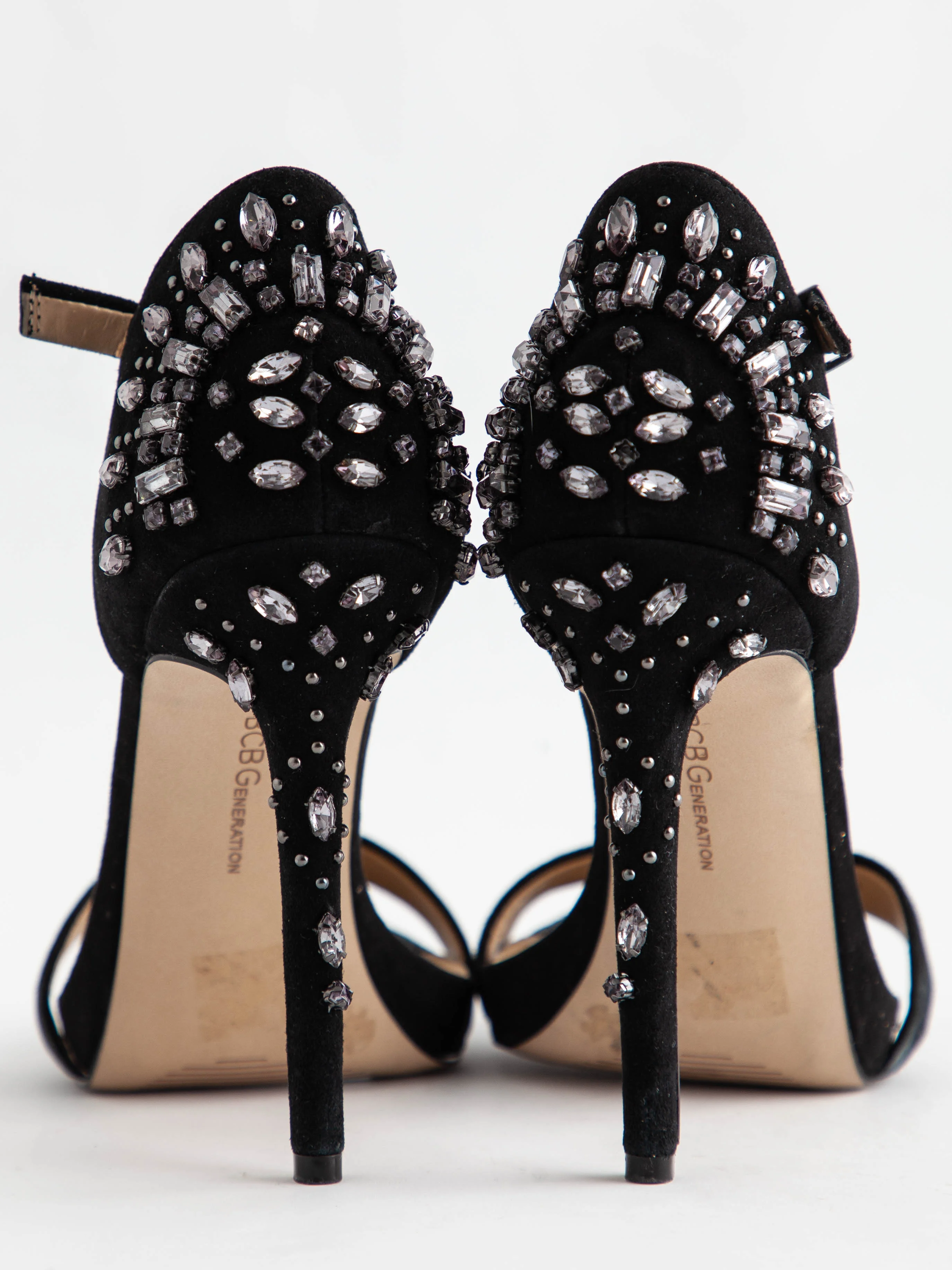 BCBGeneration Black Genuine suede High Heel Sandals — 3