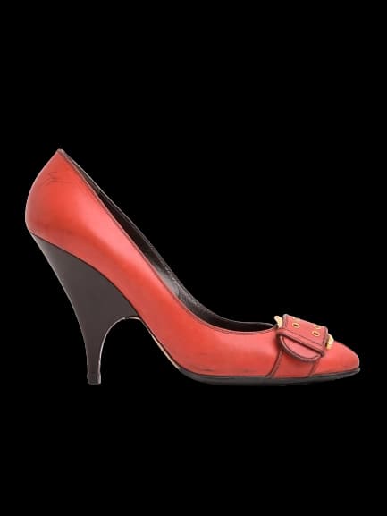 Giuseppe Zanotti Red Leather High Heel Pumps — photo 1