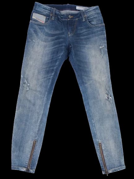 Diesel Blue Cotton Mom Jeans — photo 1