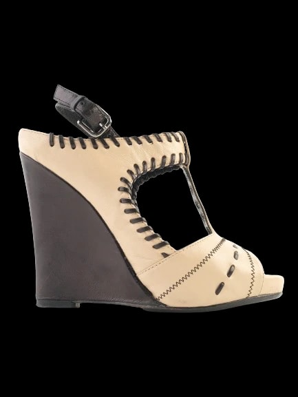 Gianmarco Lorenzi Orange Leather Sandals — 1