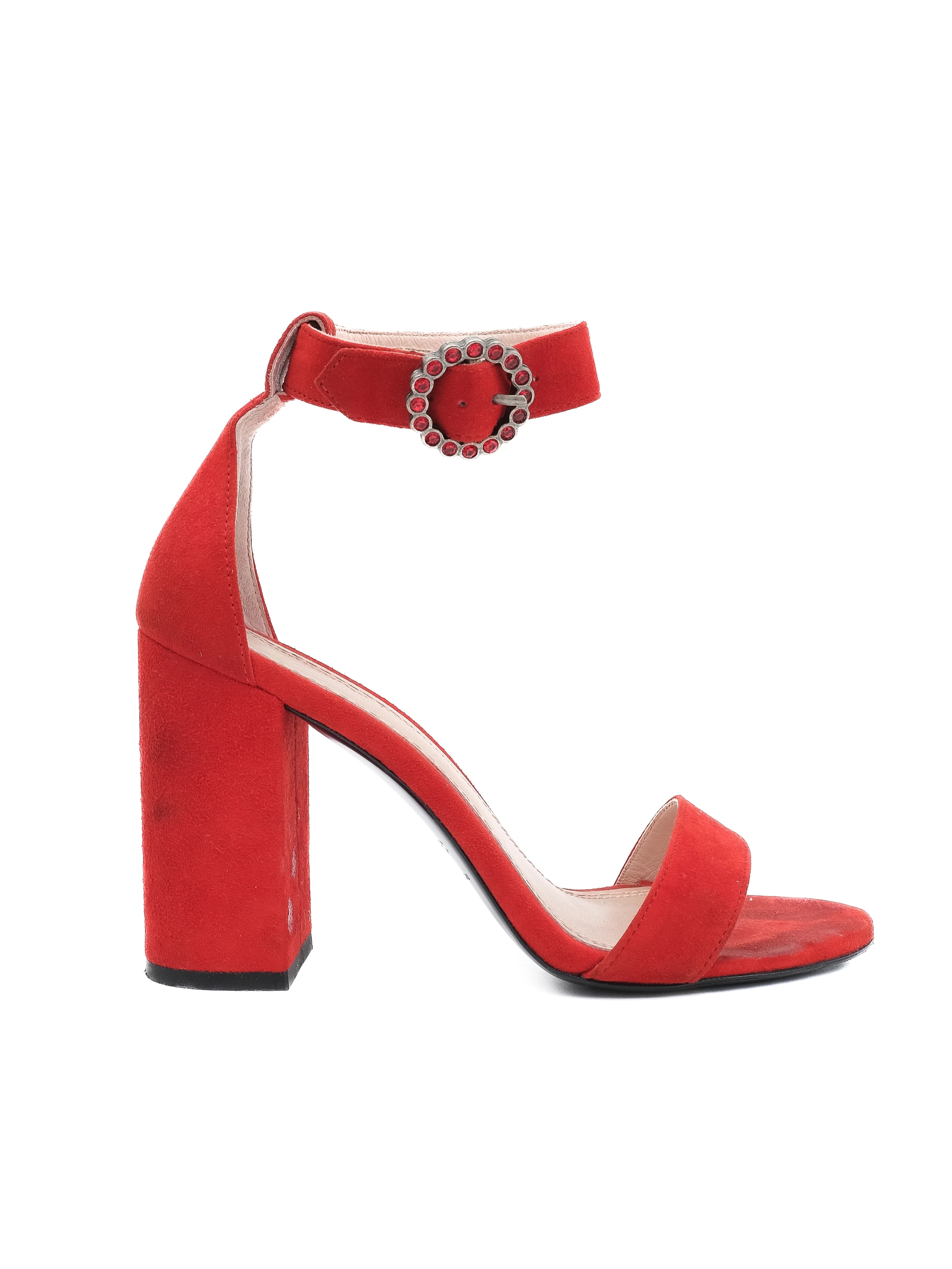 Maje Red Genuine suede Sandals — 3