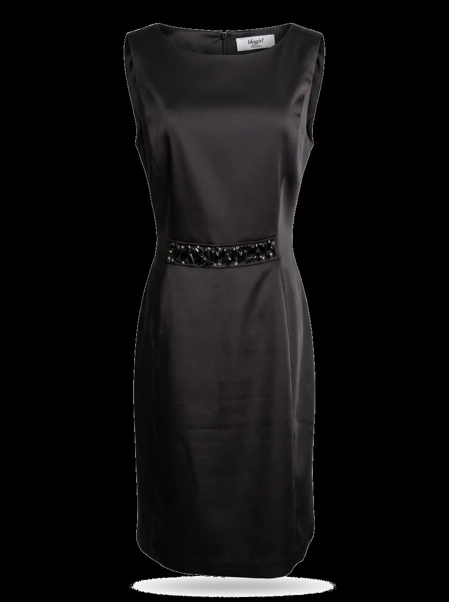 Blumarine Black Polyester Sleeveless Dress — photo 1