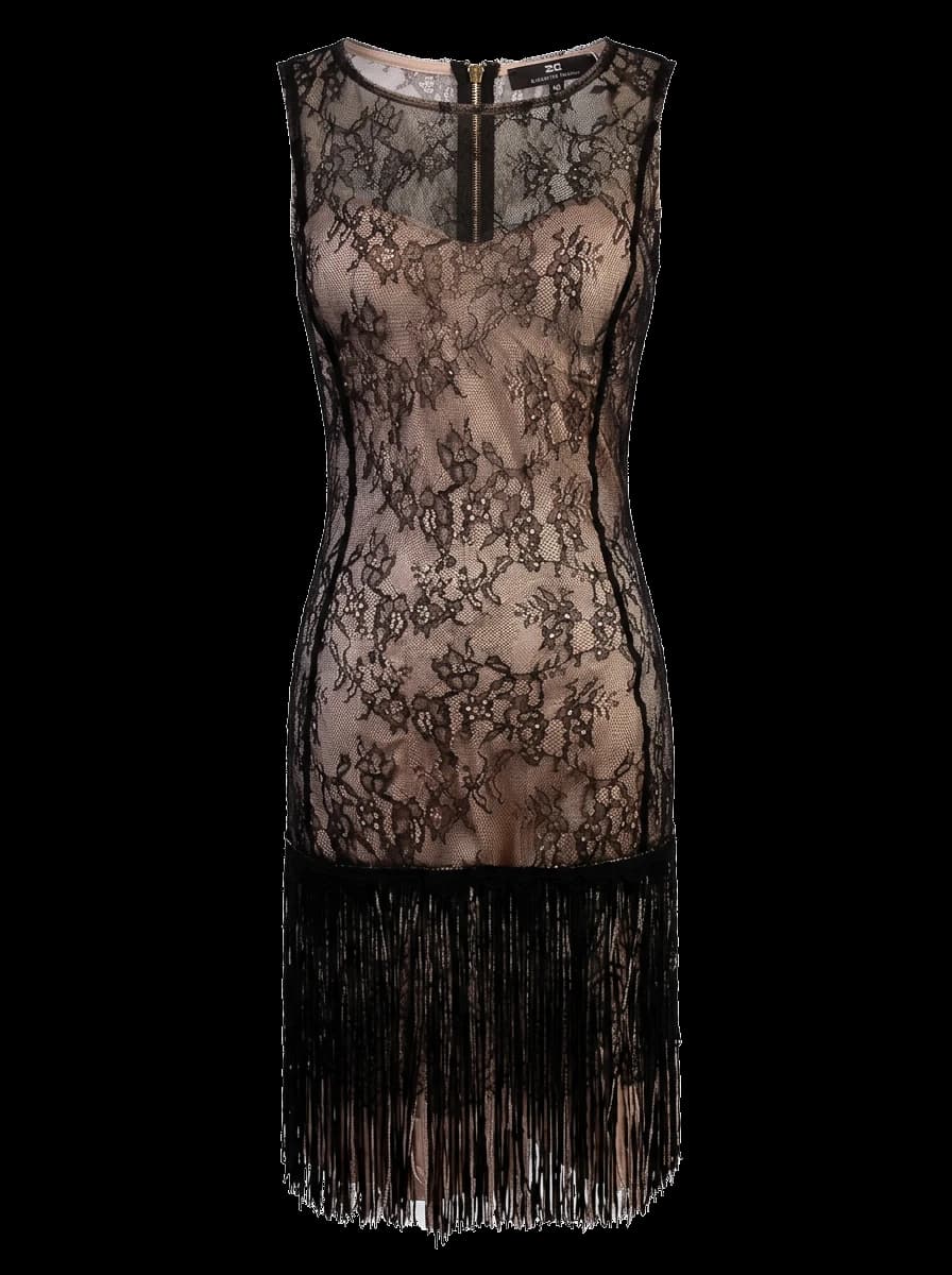 Elisabetta Franchi Black Polyester Cocktail Dress — photo 1