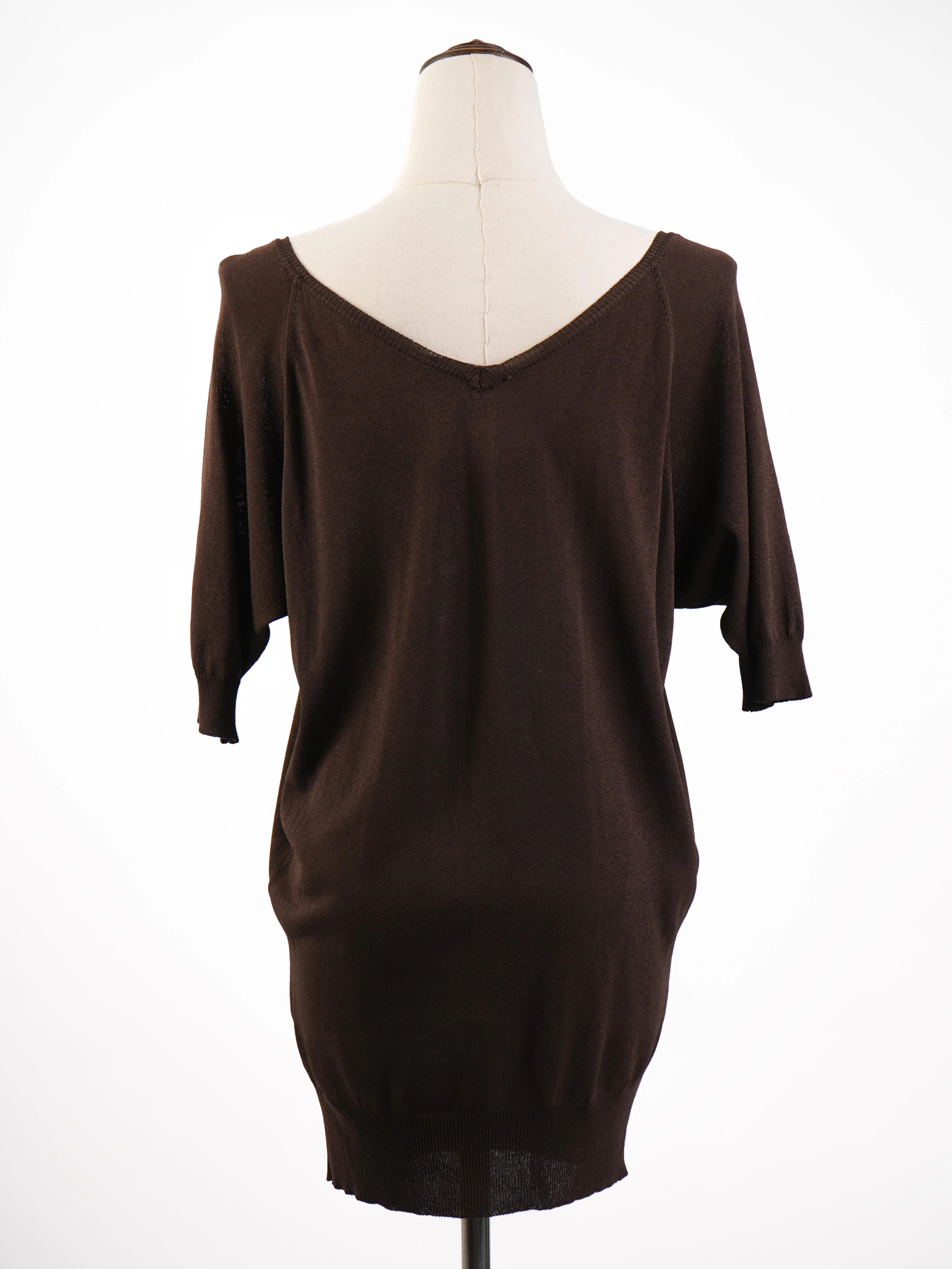 Max Mara Orange Viscose T-Shirt — 2