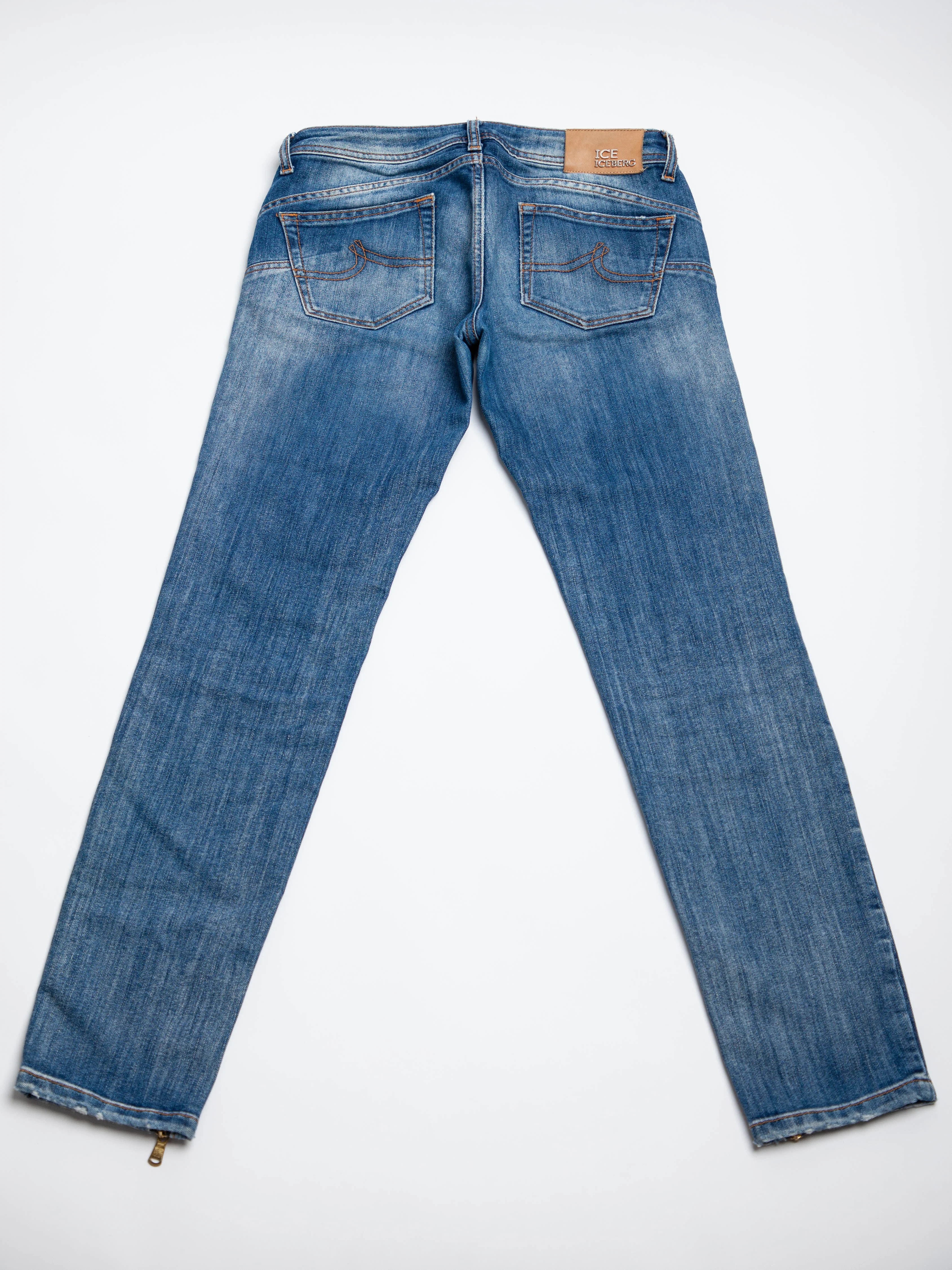 Ice Berg Blue Cotton Skinny Jeans — 3