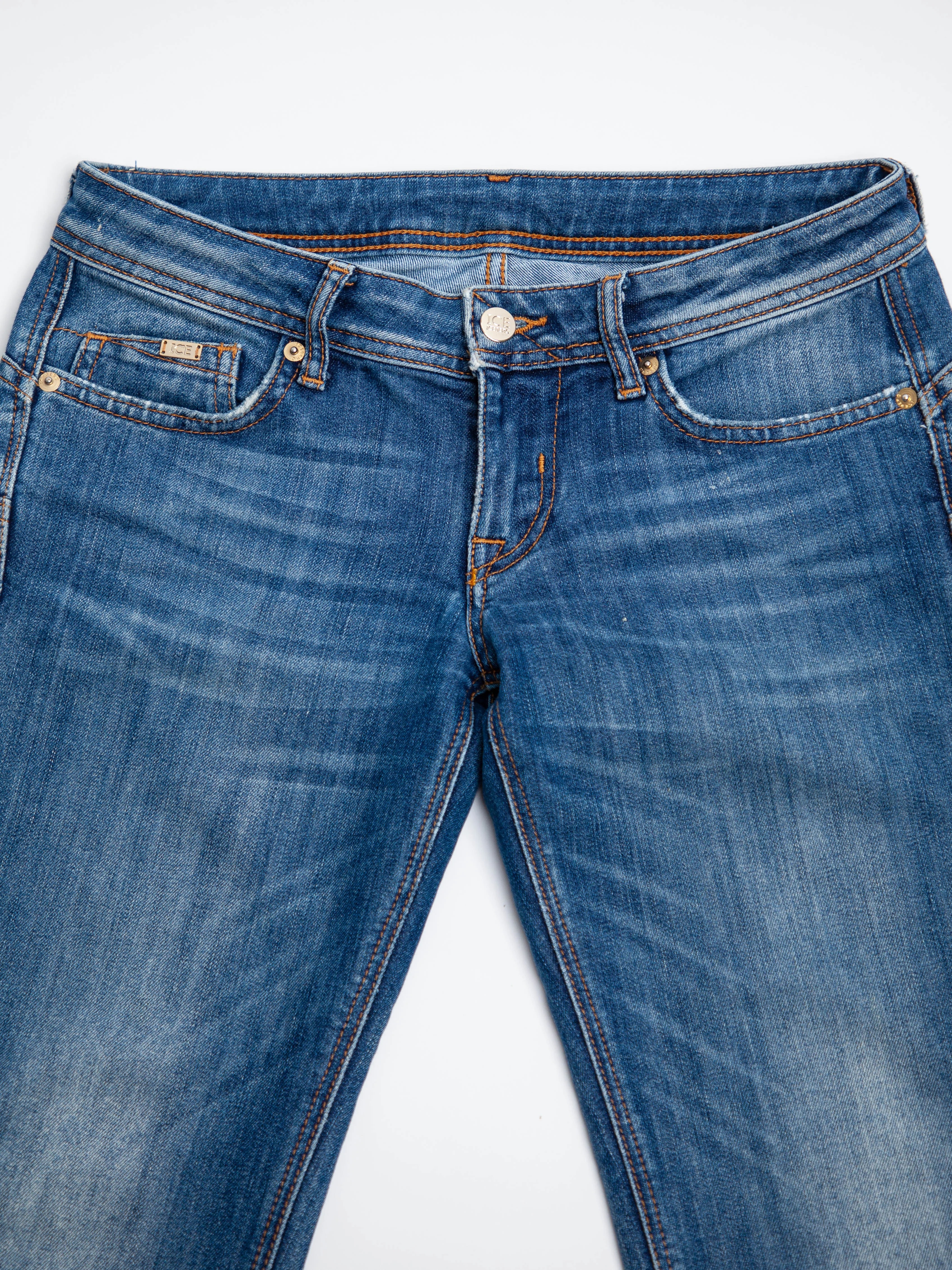 Ice Berg Blue Cotton Skinny Jeans — 2