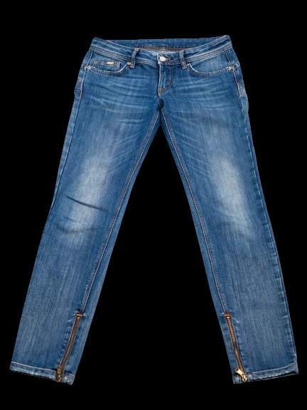 Ice Berg Blue Cotton Skinny Jeans — 1