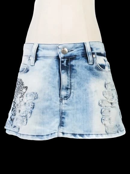 Roberto Cavalli Blue Cotton Designer Piece — photo 1