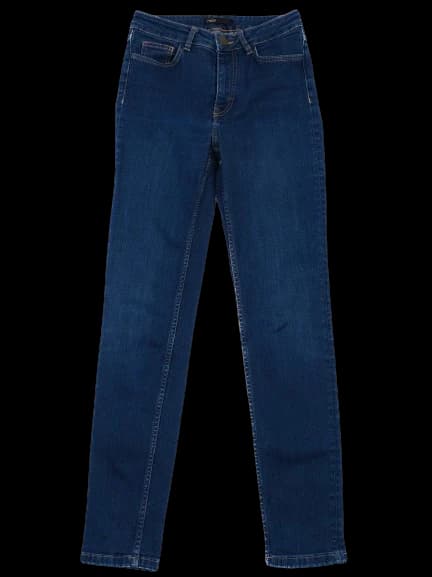 Maje Blue Cotton Mom Jeans — photo 1