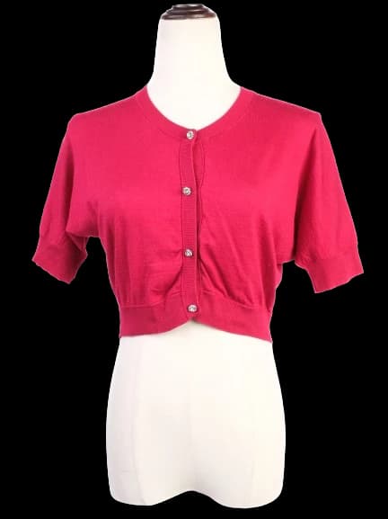 Dolce Gabbana Red Cashmere Cardigan — photo 1