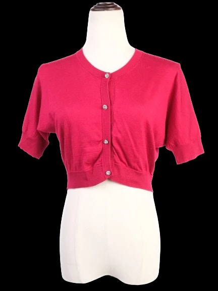 Dolce Gabbana Red Cashmere Cardigan — 1